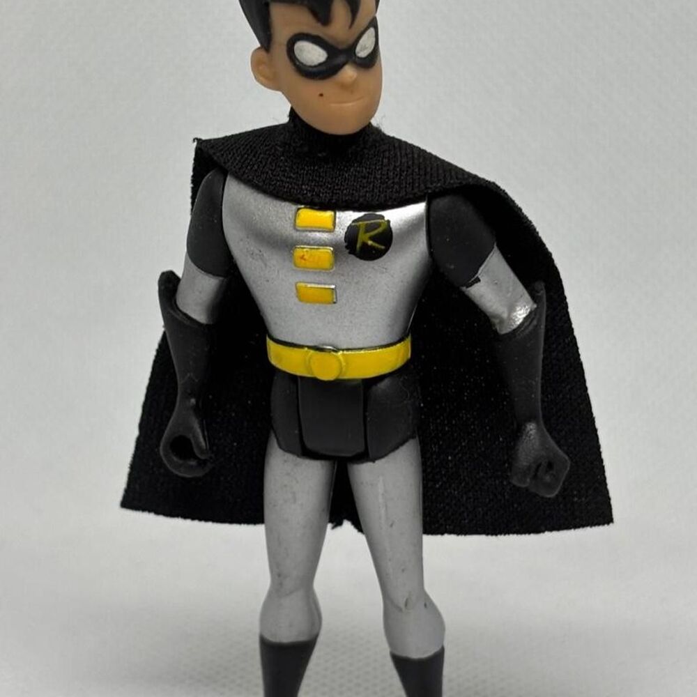 Mattel Batman The Animated Series Robin Silver Suit 2004 Superhero Collectible